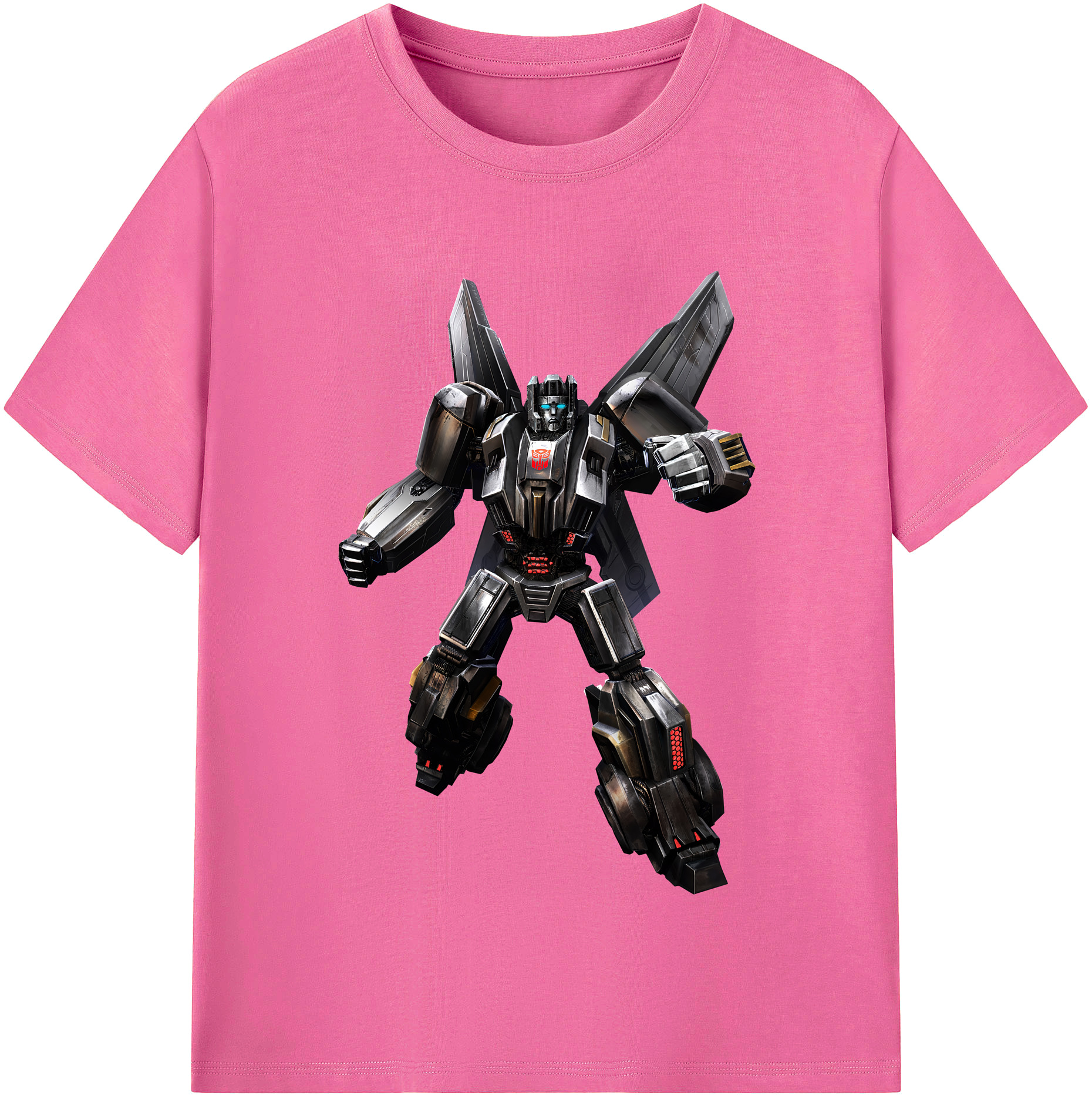 （画像用） Transformers トランスフォーマー レディースカジュアルプリントTシャツ（綿100％）